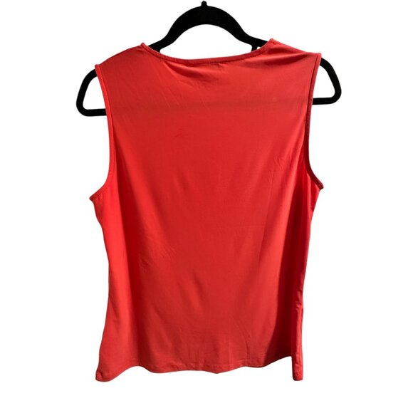 👗 2/$30 👗  New Nine West Womens Sleeveless Red Top With Button Details Size S - Picture 5 of 6